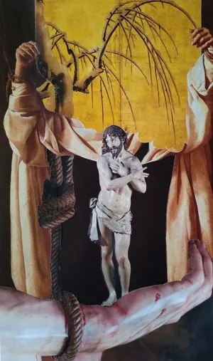 Iberia 10, 2021, kolaż, papier, 29 x 21 cm