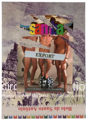 Widzenie powtórne [Brazylia Rio de Janeiro], 2019, kolaz papier, 21x16cm