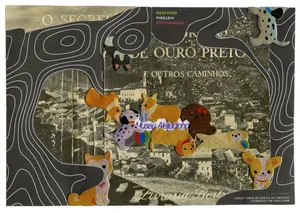 Widzenie powtórne [Brazylia Ouro Preto], 2019, kolaz papier, 14x20cm