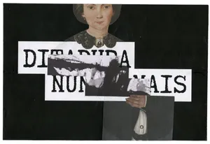 Widzenie powtórne [Brazylia Curitiba], 2019, kolaz papier, 14x18cm