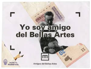 Widzenie powtórne [Argentyna Buenos Aires], 2019, kolaz papier, 15,5x20 cm