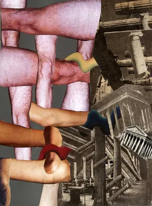 Z cyklu Troche Dziwny, kolaz, 2014