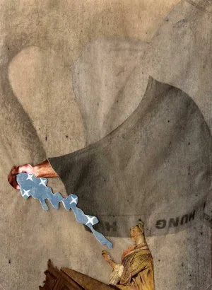 Z cyklu Troche Dziwny, kolaz, 2014