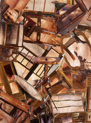 Z cyklu Troche Dziwny, kolaz, 2014