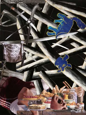 Z cyklu Troche Dziwny, kolaz, 2014