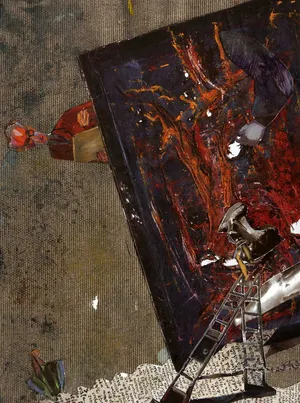 Z cyklu Troche Dziwny, kolaz, 2014