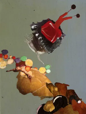 Z cyklu Troche Dziwny, kolaz, 2014