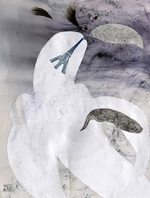 Z cyklu Troche Dziwny, kolaz, 2014