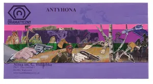 Antyhona, kolaz,8x15,3cm