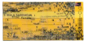 Mala narracja, kolaz,8,2x17cm