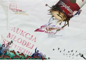 Litopad-2009, kolaz, 23x32cm, z cyklu Kronika wypadków galeryjnych