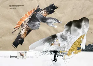 Litopad-2010, kolaz, 25x35cm, z cyklu Kronika wypadków galeryjnych