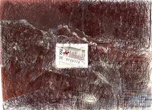 Szkicownik znaleziony w Granadzie, kolaz, 2009–2010