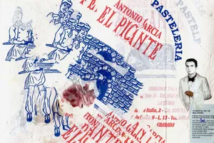 Szkicownik znaleziony w Granadzie, kolaz, 2009–2010