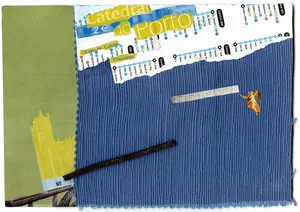 Szkicownik znaleziony w Granadzie, kolaz, 2009–2010